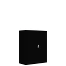 Aktenschrank schwarz, 2,5 OH, 38 cm tief |...