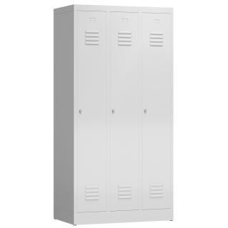 B-WARE - Spind anthrazit, 90 cm breit, 3 Abteile | Serie ClassiX