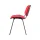 Conference chair without armrests, red