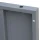Lüllmann® Schließfachschrank, 2 Abteile, 10 Fächer, 1800 x 600 x 500 mm, grau/feuerrot