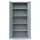 Aktenschrank grau, 4,5 OH, 38 cm tief | Lüllmann®