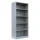 Lüllmann® Aktenregal, 4,5 OH, 1800 x 800 x 383 mm, grau