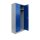 Lüllmann® Mehrzweckschrank mit Flügeltüren, 1950 x 925 x 422 mm, grau/enzianblau