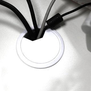 Kabeldurchlassdose Ø 60 mm, PVC schwarz