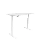 E-Schreibtisch, wei&szlig;, 60-125 cm hoch, 180x80 cm | L&uuml;llmann&reg;
