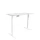 E-Schreibtisch, weiß, 60-125 cm hoch, 180x80 cm | Lüllmann®