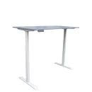 E-Schreibtisch, grau, 60-125 cm hoch, 180x80 cm | L&uuml;llmann&reg;