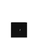 Aktenschrank schwarz, 2 OH, 38 cm tief | Lüllmann®