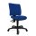 Bürodrehstuhl, Formschaumlehne, GS zertifiziert, blau