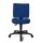Bürodrehstuhl, Formschaumlehne, GS zertifiziert, blau