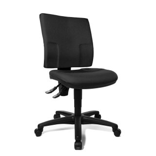 Bürodrehstuhl, Formschaumlehne, GS zertifiziert, anthrazit