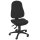 Office swivel chair - black polyamide base - black