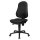 Office swivel chair - black polyamide base - dark grey