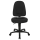 High Swivel chair - Black polyamide base - black