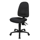 High Swivel chair - Black polyamide base - blue