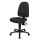 High Swivel chair - Black polyamide base - blue