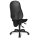 High Swivel chair - Black polyamide base - blue