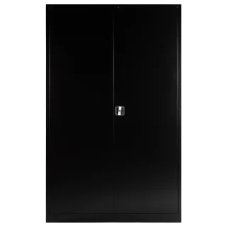 XL Aktenschrank schwarz, 5 OH, 42 cm tief | Lüllmann®