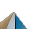 B-WARE - F&auml;cherschrank blau, 120 cm breit, 20 F&auml;cher