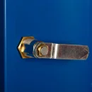 L&uuml;llmann&reg; Wandh&auml;ngeschrank, 600 x 400 x 300 mm, lichtgrau/blau