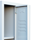 B-WARE - Spind grau, 120 cm breit, 3 Abteile | Serie ClassiX