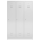 B-WARE - Spind grau, 120 cm breit, 3 Abteile | Serie ClassiX