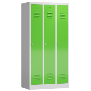 B-WARE - Spind 90 cm breit, 3 Abteile | Serie ClassiX