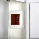 Notebook cabinet with power connection