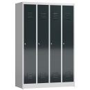 B-WARE - Spind anthrazit, 120 cm breit, 4 Abteile | Serie...