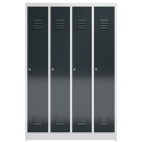B-WARE - Spind anthrazit, 120 cm breit, 4 Abteile | Serie...