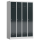 B-WARE - Spind anthrazit, 120 cm breit, 4 Abteile | Serie ClassiX