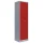 B-WARE -Spind rot, 2 Abteile, 1 Schloss, 50 cm | Lüllmann®