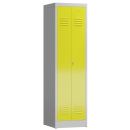 B-WARE - Personalspind gelb, 50 cm, 2 Abteile | Serie...