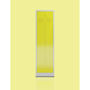 B-WARE - Personalspind gelb, 50 cm, 2 Abteile | Serie...