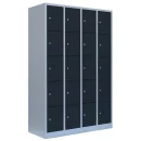B - Wertfachschrank anthrazit, 120 cm, 20 Fächer |...