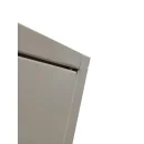 Steel closet / locker - 2 units - with center partition wall (removable without tools)  Korpus: RAL 9003 signalwei&szlig; | T&uuml;ren: RAL 9003 signalwei&szlig;