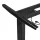 Gestell für E-Tisch, schwarz, 100-175 cm | Lüllmann®