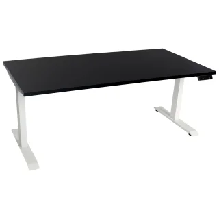 E-Schreibtisch, 60-125 cm hoch, 200x80 cm | Lüllmann®