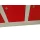 B-WARE - Fächerschrank grau/rot, 120 cm breit, 20 Fächer