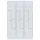 B-WARE - Z-Spind weiß, 6-türig, 120 cm breit | Lüllmann®