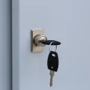 B-WARE - Schiebet&uuml;renschrank grau, 3 OH, 120 cm | Serie ClassiX