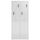 ClassiX Z-Garderobenschrank, 4 Abteile, 1800 x 800 x 500 mm RAL 7035 lichtgrau