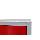 B-WARE - Aktenschrank rot, 4,5 OH, 38 cm tief | L&uuml;llmann&reg;