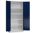 Metallschrank blau, 5 OH, 60 cm tief | Serie ClassiX