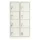 Handy-Aufbewahrungschrank, 8 Fächer, 815 x 460 x 200 mm, lichtgrau