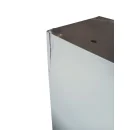 ClassiX Fl&uuml;gelt&uuml;renschrank, 3 OH, 1200 x 920 x 420 mm, lichtgrau