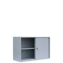 B-WARE - Schiebet&uuml;renschrank grau, 2 OH, 120 cm | Serie ClassiX
