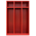 Fire department locker, 3 units