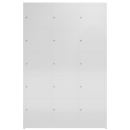B-WARE - XL F&auml;cherschrank grau, 120 cm breit, 15 F&auml;cher | Serie ClassiX