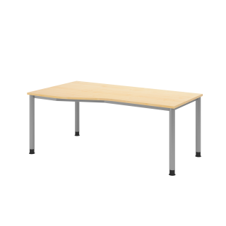 Free form desk Helsinki, 4 foot design, 1800 x 1000 mm